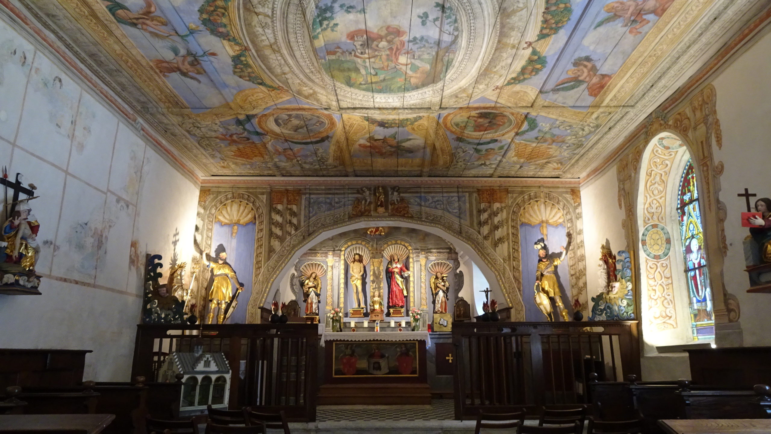 Intérieur de la Chapelle Ste Vérène - Soleure Intérieur de la Chapelle Ste Vérène - Soleure